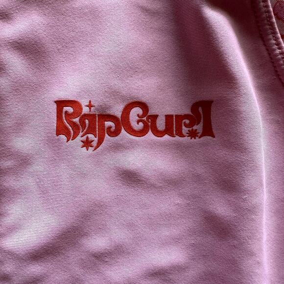 Rip Curl Girls Rash Guard UPF 50 Size 8 XS Long Sleeve Surf Swim Shirt Pink - Picture 3 of 8